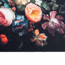 vidaXL Konyhai szőnyeg Fekete 180 x 60 cm Bársony