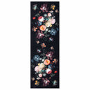 vidaXL Konyhai szőnyeg Fekete 180 x 60 cm Bársony