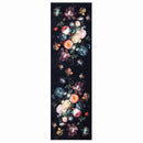 vidaXL Konyhai szőnyeg Fekete 150 x 45 cm Bársony