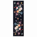 vidaXL Konyhai szőnyeg Fekete 150 x 45 cm Bársony