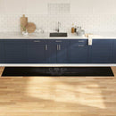 vidaXL Konyhai szőnyeg Fekete 300 x 60 cm Bársony