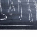 vidaXL Konyhai szőnyeg Fekete 180 x 60 cm Bársony