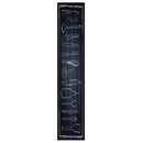 vidaXL Konyhai szőnyeg Fekete 300 x 60 cm Bársony