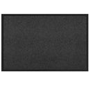 vidaXL Ajtószőnyeg Antracit 60 x 40 x 1.2 cm Mackófleece