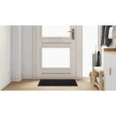 vidaXL Ajtószőnyeg Fekete 60 x 40 x 1.2 cm Mackófleece