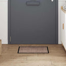 vidaXL Ajtószőnyeg Bézs 60 x 40 x 1.2 cm Mackófleece