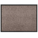 vidaXL Ajtószőnyeg Bézs 60 x 40 x 1.2 cm Mackófleece