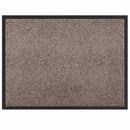 vidaXL Ajtószőnyeg Bézs 60 x 40 x 1.2 cm Mackófleece