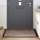 vidaXL Ajtószőnyeg Bézs 60 x 40 x 1.2 cm Mackófleece