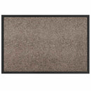 vidaXL Ajtószőnyeg Bézs 60 x 40 x 1.2 cm Mackófleece