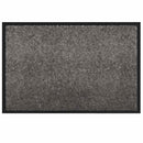vidaXL Ajtószőnyeg Világosszürke 60 x 40 x 1.2 cm Mackófleece