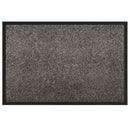 vidaXL Ajtószőnyeg Világosszürke 60 x 40 x 1.2 cm Mackófleece