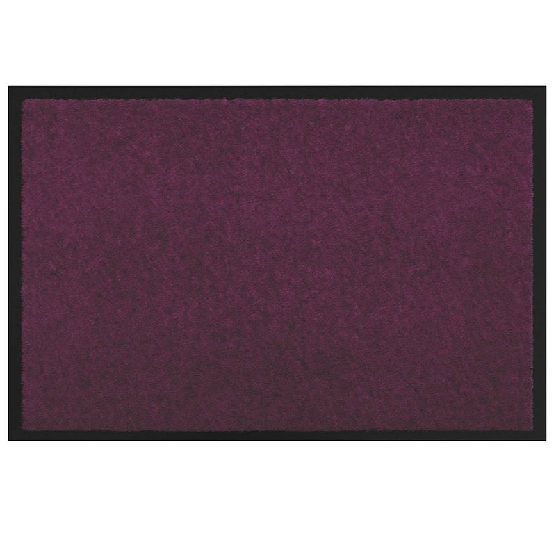 vidaXL Ajtószőnyeg Bordó 60 x 40 x 1.2 cm Mackófleece