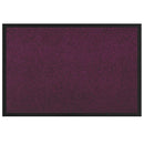 vidaXL Ajtószőnyeg Bordó 60 x 40 x 1.2 cm Mackófleece