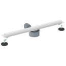 vidaXL 360° zuhany lefolyó vékony modellel Ezüst 60 cm