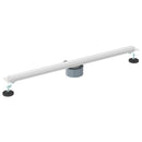 vidaXL 360° zuhany lefolyó vékony modellel Ezüst 80 cm