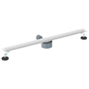 vidaXL 360° zuhany lefolyó vékony modellel Ezüst 80 cm