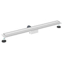 vidaXL 2 az 1-ben zuhanylefolyó Ezüst 100 cm Rozsdamentes acél 304