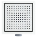 vidaXL Pöttyös zuhanylefolyó Ezüst 20 x 20 cm Rozsdamentes acél 304
