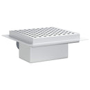 vidaXL Pöttyös zuhanylefolyó Ezüst 15 x 15 cm Rozsdamentes acél 304