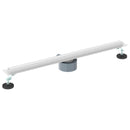 vidaXL 360° zuhany lefolyó vékony modellel Ezüst 70 cm