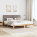 vidaXL Ágykeret fejtámlával Barna 180 x 200 cm Tömör fenyőfa
