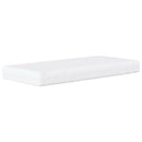vidaXL Sarok Ágykeret Matraccal 2 db Sötétzöld 100 x 200 cm Bársony