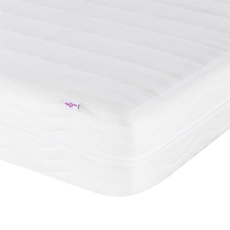 vidaXL Sarokágy keret matracmal fejtámlával Sárga 90 x 200 cm Bársony