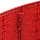 vidaXL KarácsonyiFaSzoknya Piros Ø 65 x 24 cm Műanyag