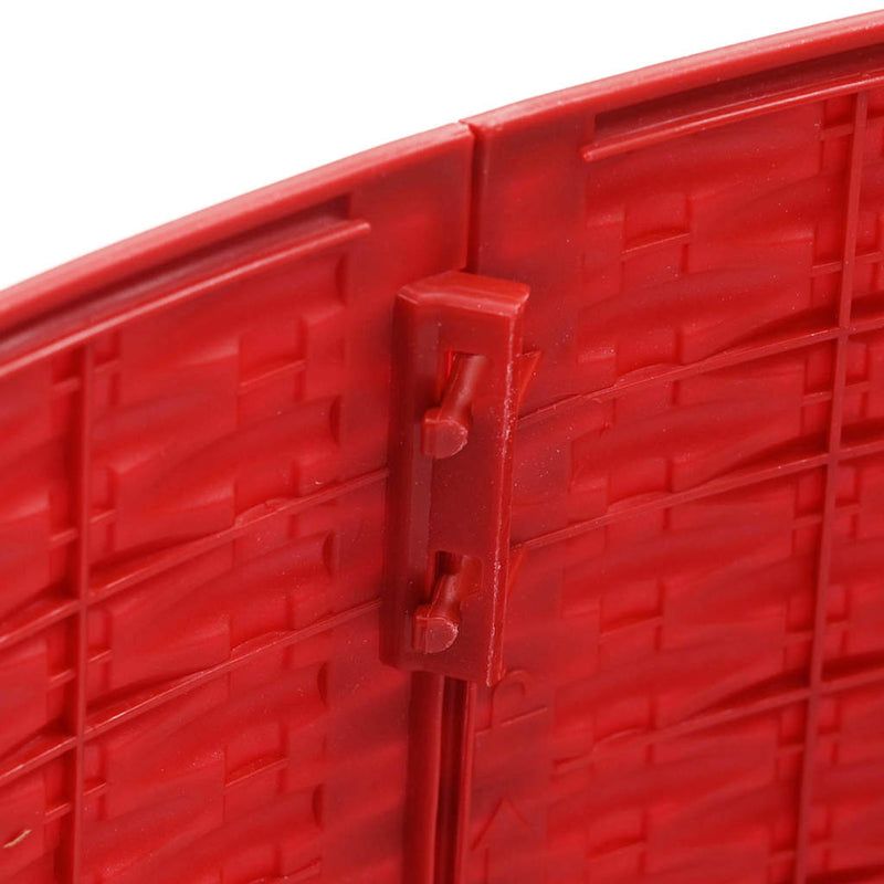 vidaXL KarácsonyiFaSzoknya Piros Ø 65 x 24 cm Műanyag