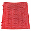 vidaXL KarácsonyiFaSzoknya Piros Ø 65 x 24 cm Műanyag