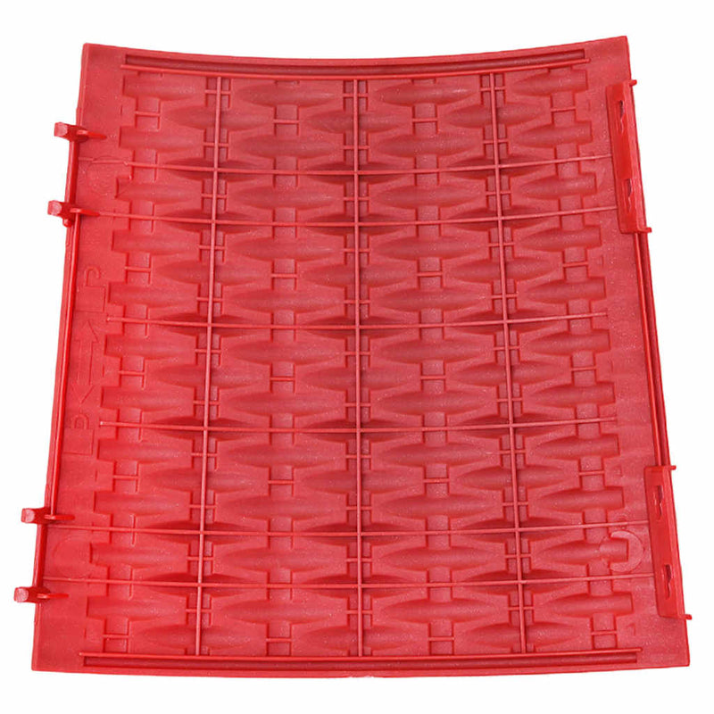 vidaXL KarácsonyiFaSzoknya Piros Ø 65 x 24 cm Műanyag