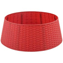 vidaXL KarácsonyiFaSzoknya Piros Ø 65 x 24 cm Műanyag