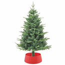 vidaXL KarácsonyiFaSzoknya Piros Ø 65 x 24 cm Műanyag