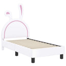 vidaXL Gyerekágy keret fejtámlával Fehér 70 x 140 cm PU