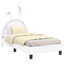 vidaXL Gyerekágy kerettel Fehér 80 x 160 cm PU