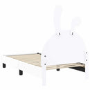 vidaXL Gyerekágy kerettel Fehér 80 x 160 cm PU