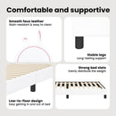vidaXL Gyerekágy kerettel Fehér 80 x 200 cm PU
