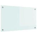 vidaXL Konyhai splashback Fehér 70 x 40 cm edzett üveg