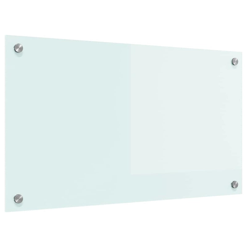 vidaXL Konyhai splashback Fehér 70 x 40 cm edzett üveg
