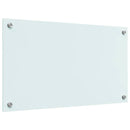 vidaXL Konyhai splashback Fehér 70 x 40 cm edzett üveg