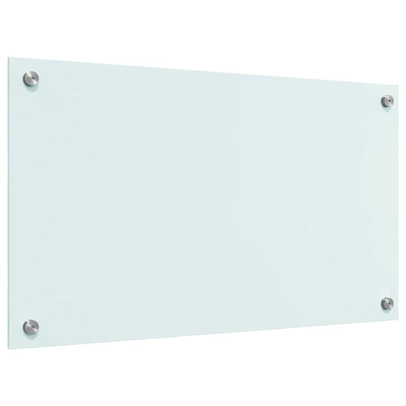 vidaXL Konyhai splashback Fehér 70 x 40 cm edzett üveg