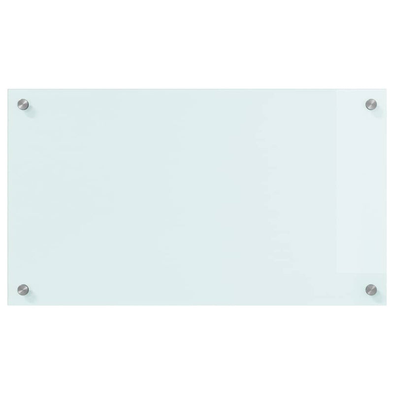 vidaXL Konyhai splashback Fehér 70 x 40 cm edzett üveg