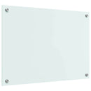 vidaXL Konyhai splashback Fehér 70 x 50 cm edzett üveg
