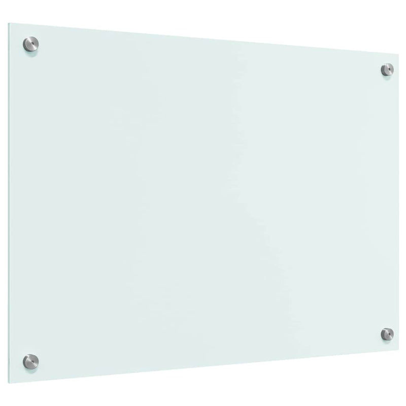 vidaXL Konyhai splashback Fehér 70 x 50 cm edzett üveg