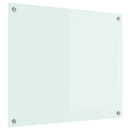 vidaXL Konyhai splashback Fehér 70 x 60 cm edzett üveg