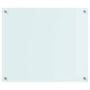 vidaXL Konyhai splashback Fehér 70 x 60 cm edzett üveg