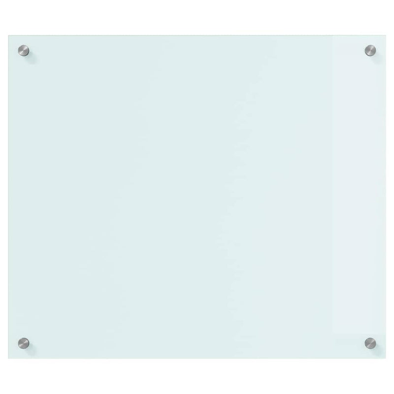 vidaXL Konyhai splashback Fehér 70 x 60 cm edzett üveg