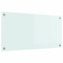 vidaXL Konyhai splashback Fehér 80 x 40 cm edzett üveg