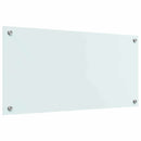 vidaXL Konyhai splashback Fehér 80 x 40 cm edzett üveg
